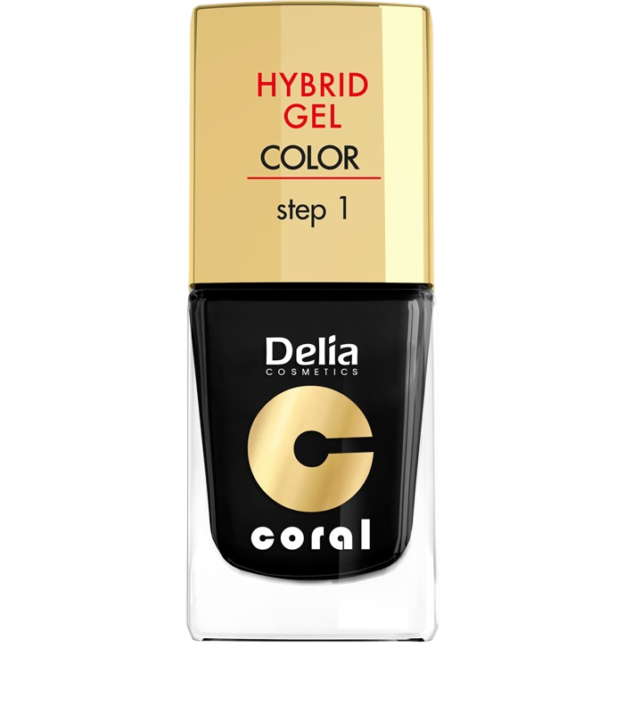 Coral hybrid gel nail enamel, 11 ml all colores are avalable